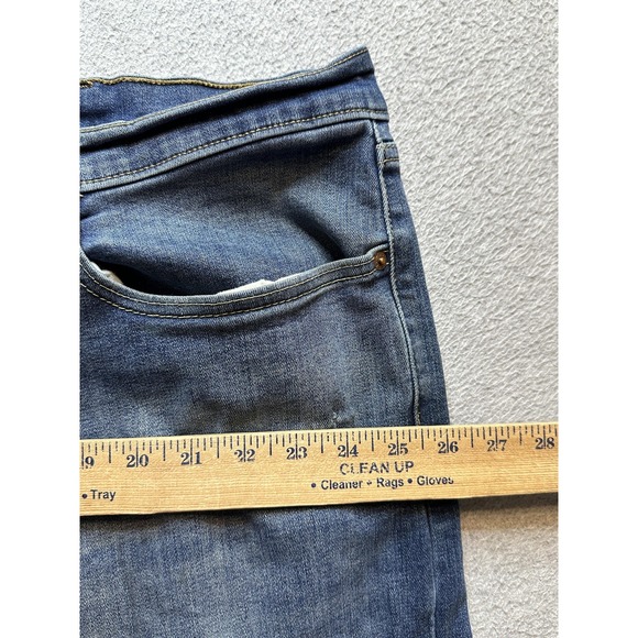 Levis Jeans Mens 48x30 (45x26) Blue Medium Wash Denim Relaxed Fit Stretch Plus - Picture 7 of 16
